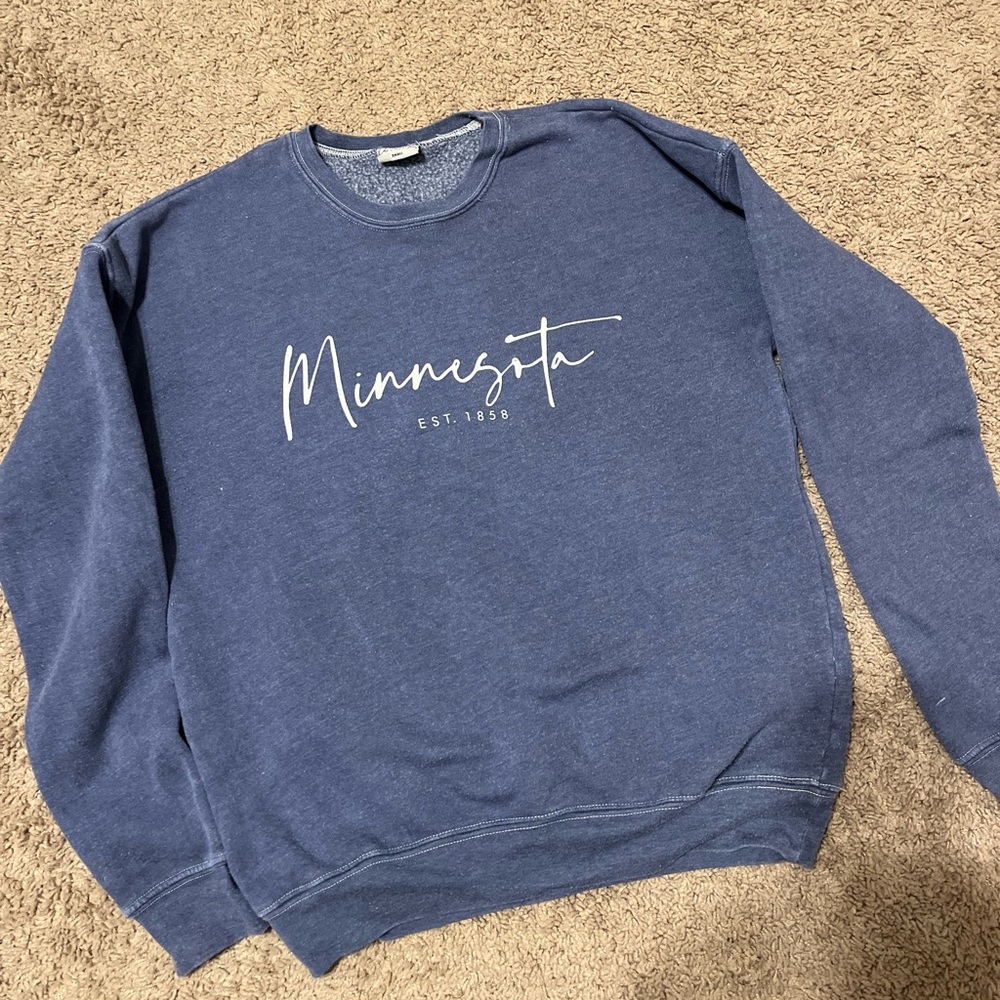 Blue Crewneck Sweater